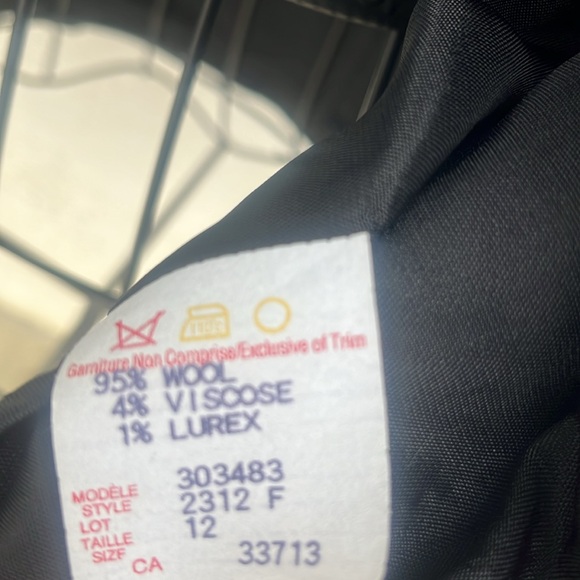 Vintage Devonshire Cream Lined Jacket Blazer - Picture 9 of 11